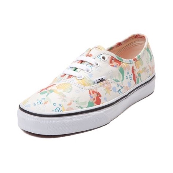 Vans X Disney (The Little Mermaid, Ariel) Authentic Style Shoe- Women’s 7.5 - Picture 1 of 7